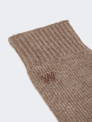 Cashmere gloves - Brown