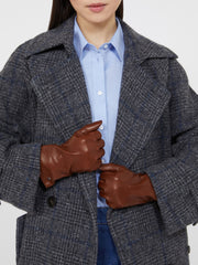 Nappa leather gloves - Tobacco