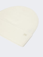Cashmere beanie - Optical white