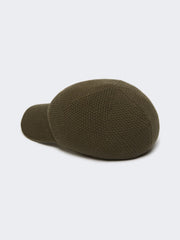 Wool baseball hat - Kaki