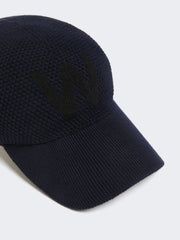 Wool baseball hat - Midnightblue