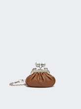 Nappa sheepskin Nano Pasticcino Bag - Tobacco