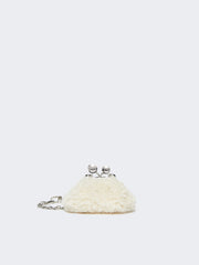 Mini Pasticcino Bag with a soft texture - Ivory