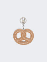 Leather keyring - Beige pink