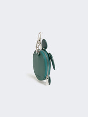 Leather keyring - Green
