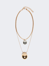 Pasticcino Bag metal necklace - Gold