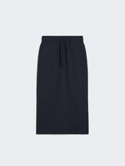 Milano-knit jersey skirt - Navy