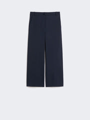Double-faced jersey trousers - Navy