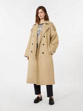 T-shirt in stretch cotton jersey - Beige