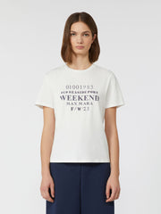 Pure cotton T-shirt - White