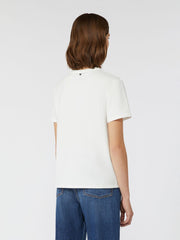 Cotton print T-shirt - White
