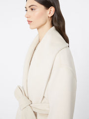 Alpaca and virgin wool coat - Beige