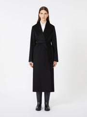 Pure virgin wool broadcloth coat - Black