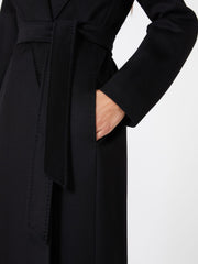 Pure virgin wool broadcloth coat - Black