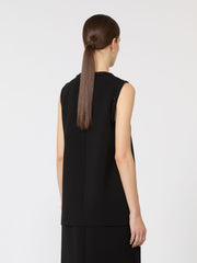 Cady crew neck blouse - Black