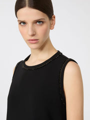 Cady crew neck blouse - Black