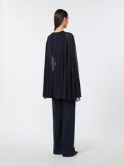 Cady jumpsuit with cape - Midnightblue