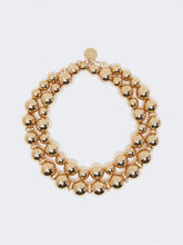 Ball chocker necklace set - Light gold
