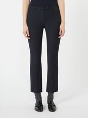 Stretch cotton-blend trousers - Midnightblue