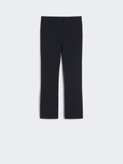 Stretch cotton-blend trousers - Midnightblue