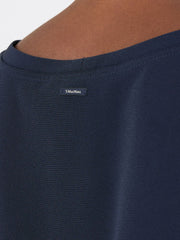 Satin T-shirt - Midnightblue