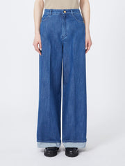 Washed denim jeans - Ultramarine