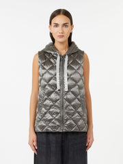 Water-repellent padded gilet - Medium grey
