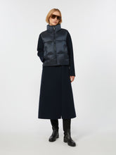 Padded gilet in water-repellent technical fabric - Midnightblue