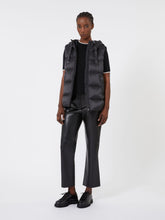 Padded gilet in water-repellent technical fabric - Black