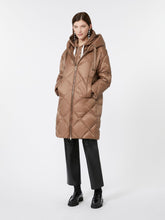 Water-repellent nylon fabric front insert - Brown