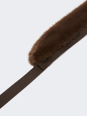 Soft fabric hood trim - Brown