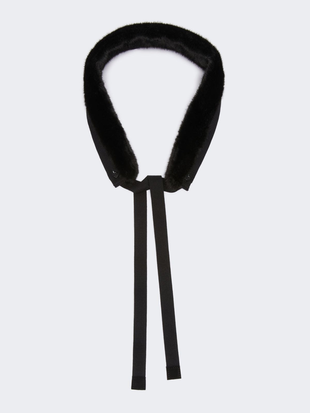 Soft fabric hood trim - Black