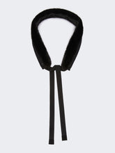 Soft fabric hood trim - Black