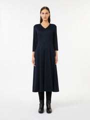 Piqué jersey dress - Ultramarine