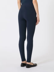 Stretch technical fabric leggings - Midnightblue