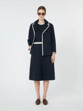 Jersey crop top - Navy