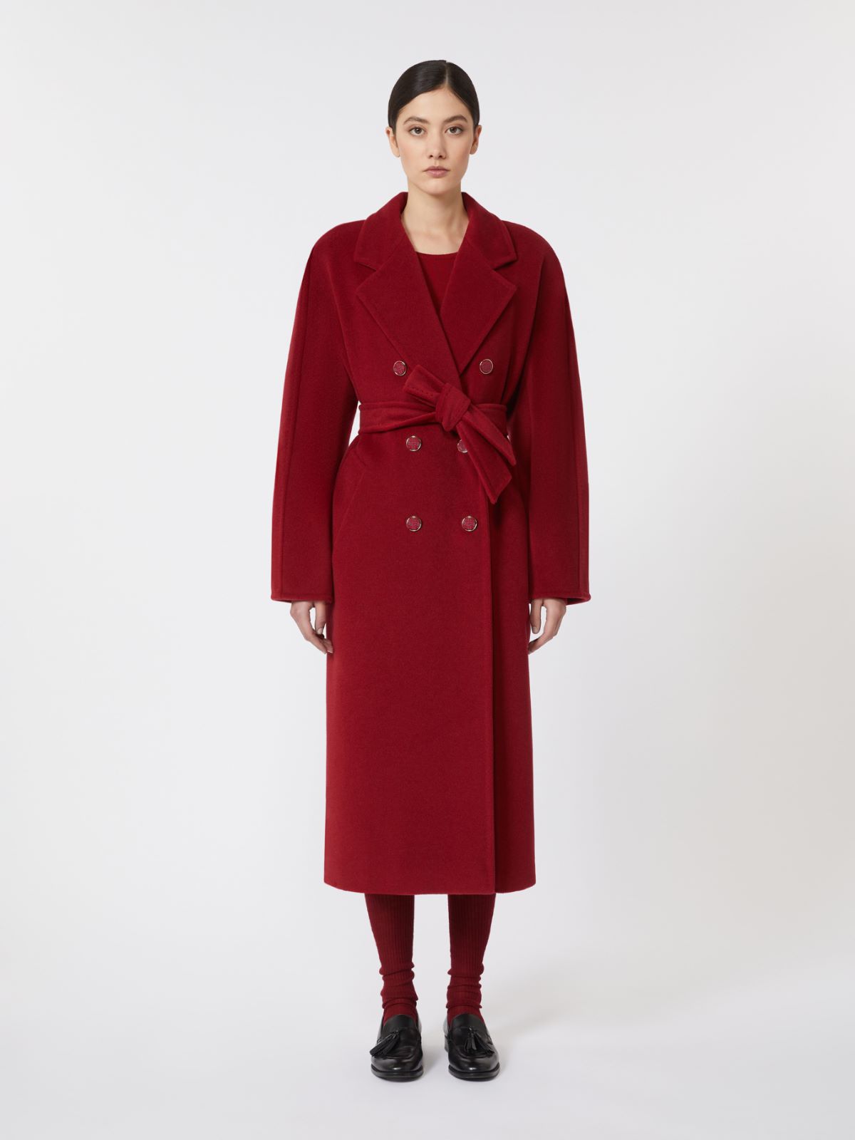 101801 Icon Coat - Dark red