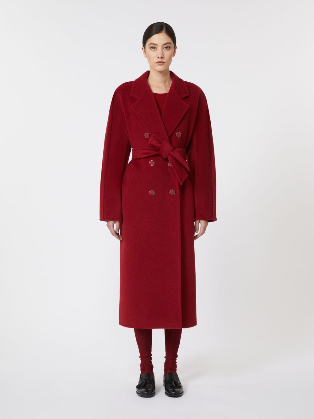 101801 Icon Coat - Dark red
