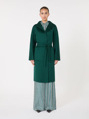 Midi cashmere cardigan coat - Dark green