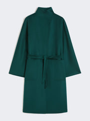 Midi cashmere cardigan coat - Dark green
