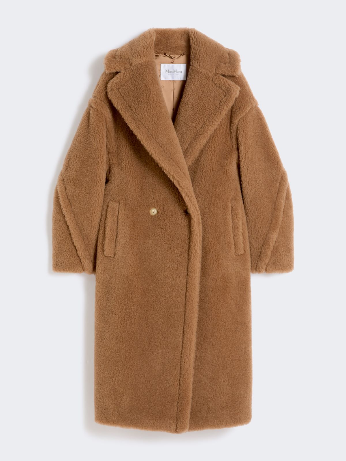 Teddy Bear Icon Coat - Camel