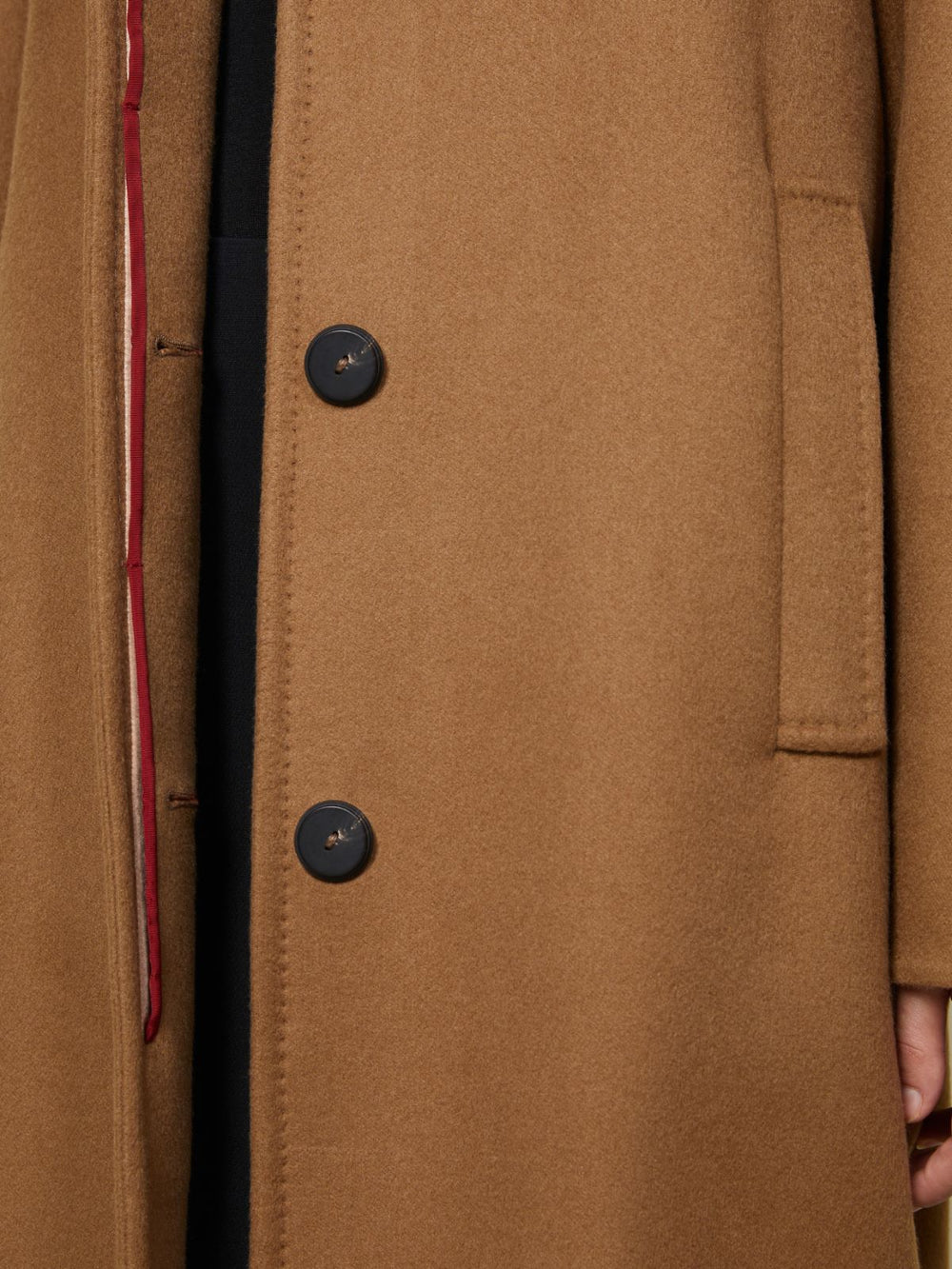 Masculine·cashmere coat - Camel