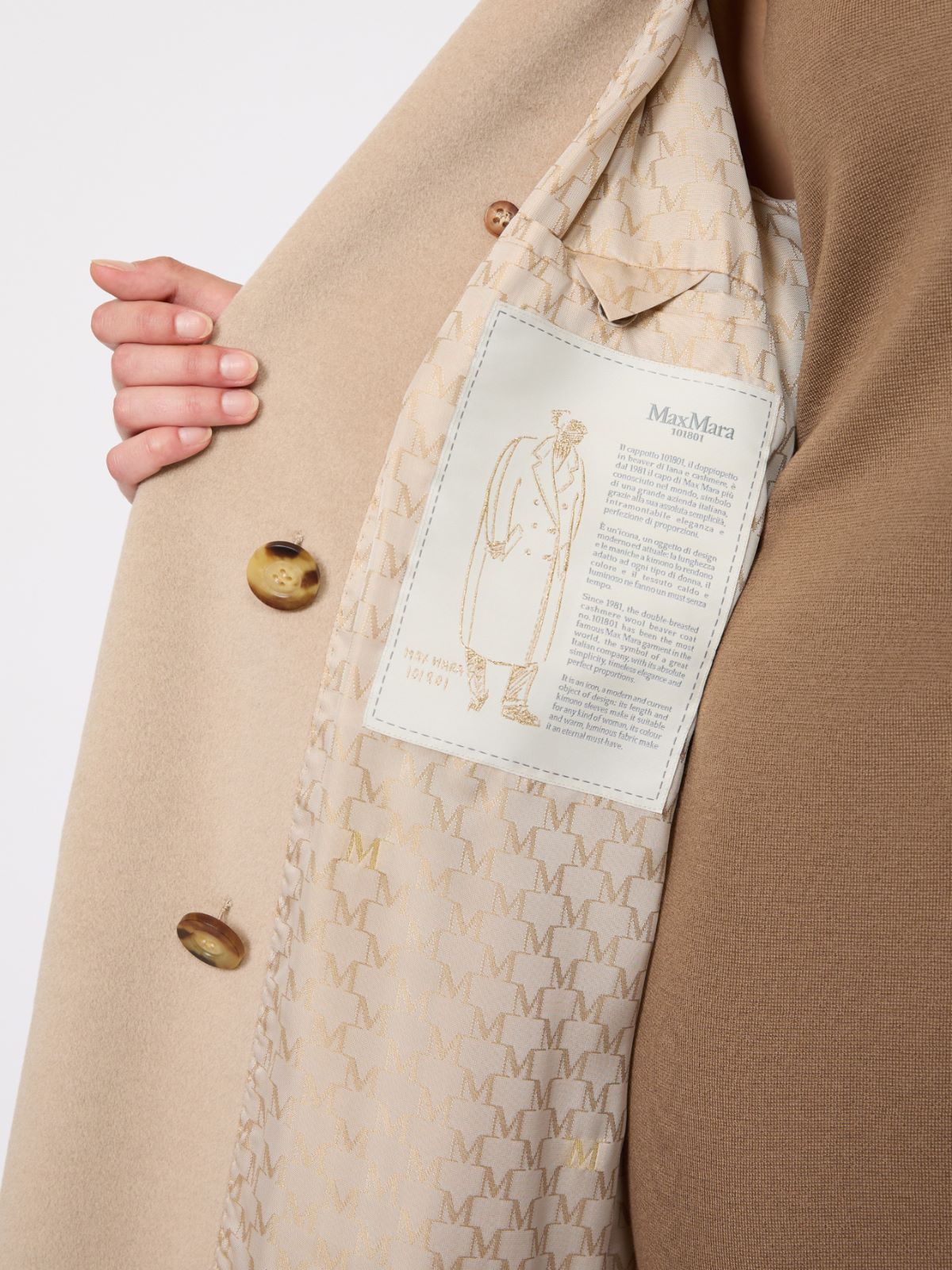 101801 Icon Coat - Ecru