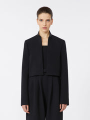 Cropped sable jacket - Black