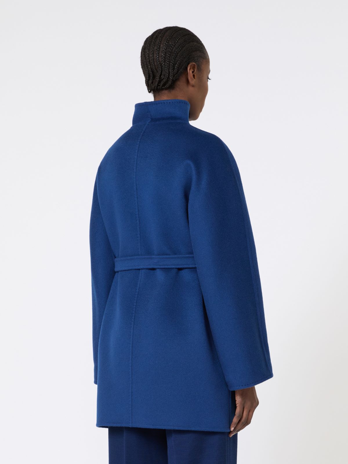 Cashmere cardigan coat - China blue
