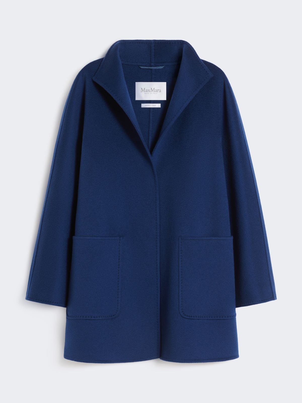 Cashmere cardigan coat - China blue