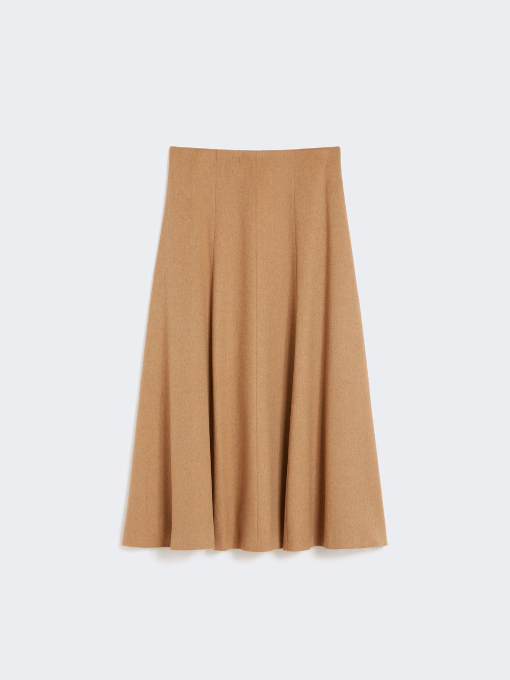 Camel flared skirt - Camel