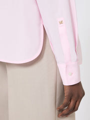 Cotton poplin shirt - Pink