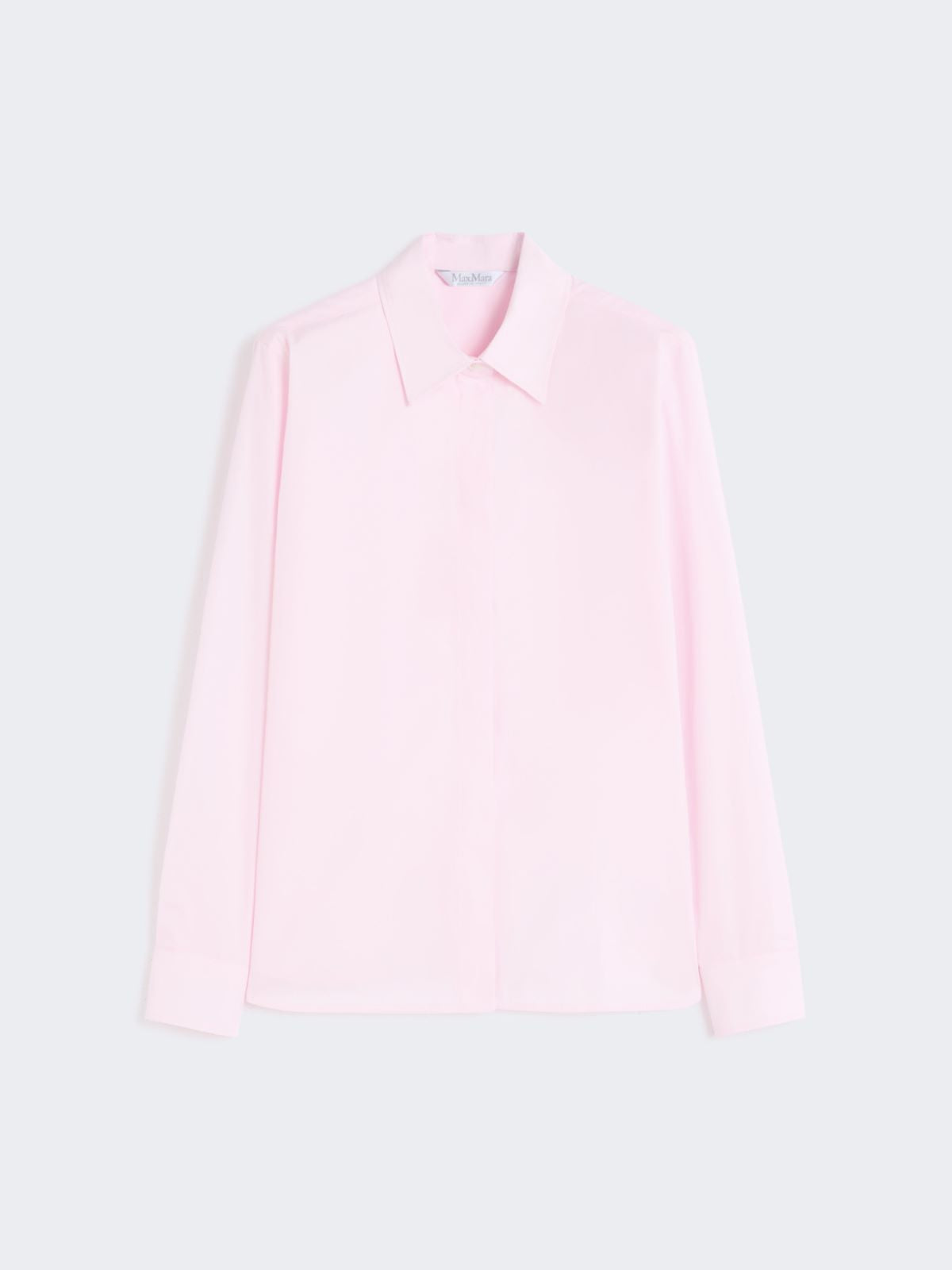 Cotton poplin shirt - Pink