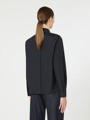 Cotton poplin shirt - Ultramarine